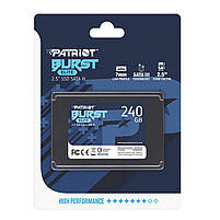Накопичувач SSD 2.5" 240 GB Patriot Burst (PBE240GS25SSDR), фото 3