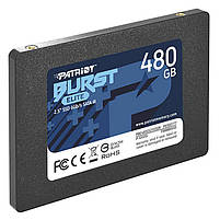 Накопичувач SSD 2.5" 480 GB Patriot Burst Elite (PBE480GS25SSDR), фото 2