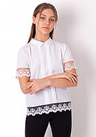 Шкільна блузка для дівчинки Mevis 3888 білий