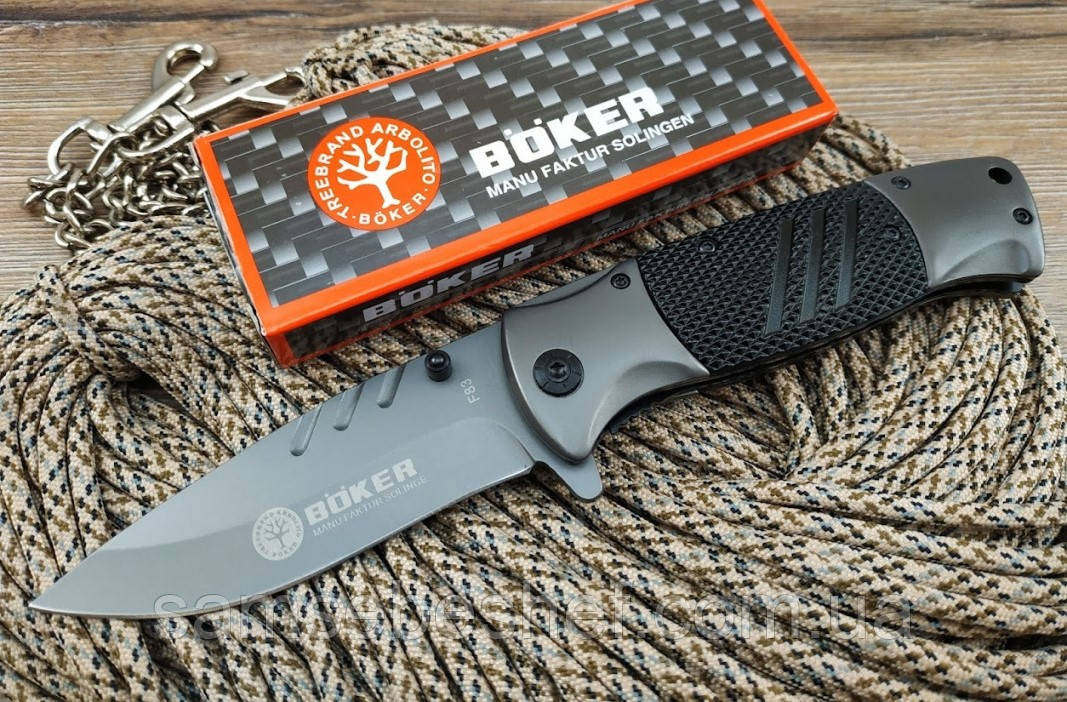 Туристичний ніж складаний Boker чорний, фото 1