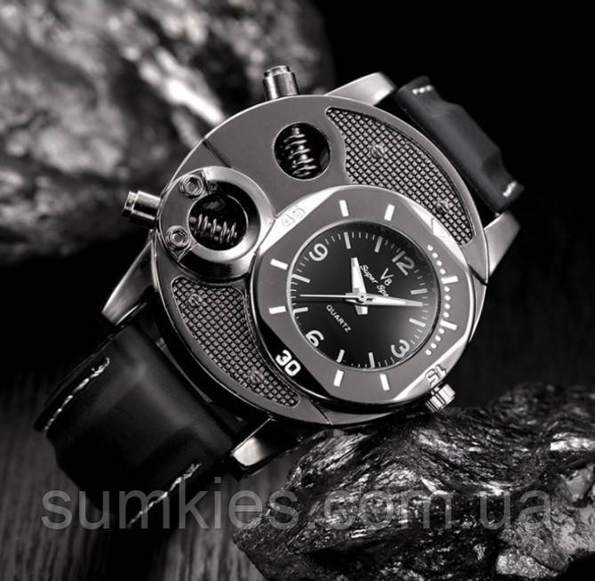 Великий чоловічий наручний годинник, фото 1