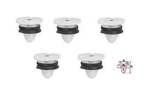 Автомобільні Кліпси (Пістони) Romix Пластикові для Citroen, Peugeot, Renault (5 шт/уп.)