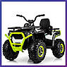 Дитячий електроквадроцикл на акумуляторі Bambi Racer M 4081 для дітей 3-8 років зелений, фото 3