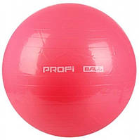 Большой мяч для фитнеса фитбол Profiball 65 см розовый