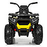 Дитячий електро квадроцикл на акумуляторі Bambi Racer M 4081 для дітей 3-8 років жовтий, фото 7