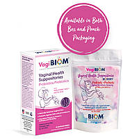 Biom probiotics Vaginal Probiotic Suppository Vagi Biom-Natural / Вагинальные супозитории с пробиотиками 15 шт