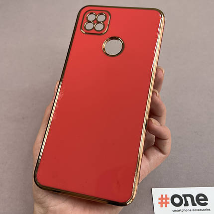 Чохол для Xiaomi Redmi 9C глянцевий щільний чохол на телефон сяомі редмі 9с червоний H7Y, фото 1