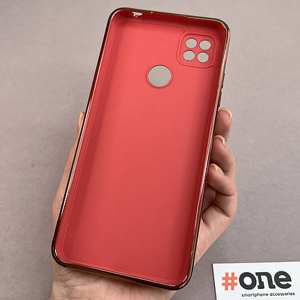 Чохол для Xiaomi Redmi 9C глянцевий щільний чохол на телефон сяомі редмі 9с червоний H7Y, фото 3