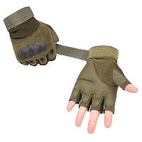 Тактичні безпалі Рукавички армійські військові без пальців XL, перчатки тактические