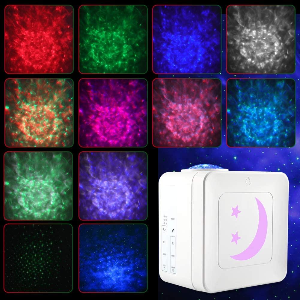 Світлодіодний зірковий проектор, що обертається, зірковий проектор Delicacy Cube, лампа для проектора з водяний віл