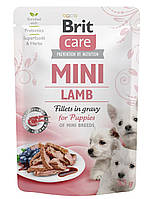 Влажный корм для щенков филе ягненка в соусе Brit Care Mini Puppy Lamb 85 г