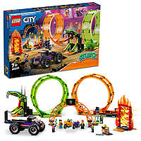Конструктор LEGO City Арена для трюков с двумя петлями 60339