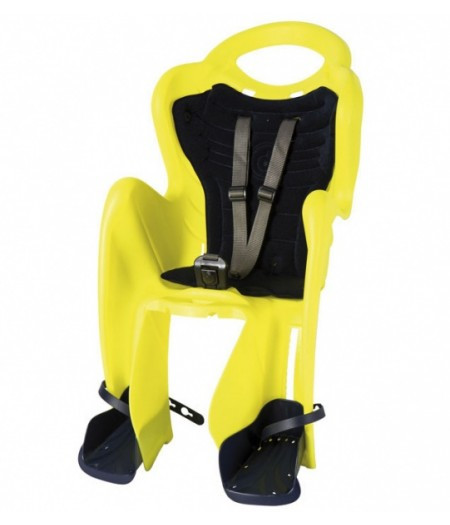 Сидіння заднє BELLELLI MR FOX Relax B-Fix Неоновий жовтий / темно-синя підкладка (Hi Vision)
