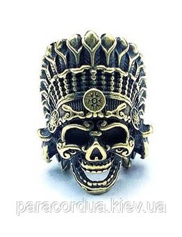 Бусіна для браслетів з паракорду Індіанець Золотий