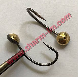 Літня мормишка на коропа Золото L-26 мм Гранена куля, Вага - 1,5 г