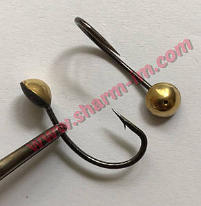 Літня мормишка на коропа Золото L — 26 мм Куля, Вага 1,35 г