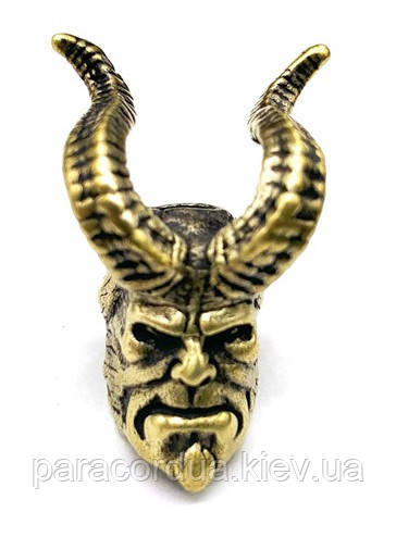 Бусина для браслетів з паракорду Horn Hellboy Золотий