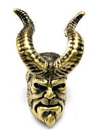 Бусина для браслетів з паракорду Horn Hellboy Золотий