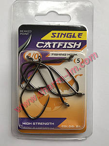 Гачки на Сома Flagman Single Catfish BN No4/0