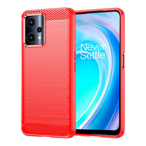 Чохол Lenuo Carbon Fiber для OnePlus Nord CE2 Lite 5G Red Купить