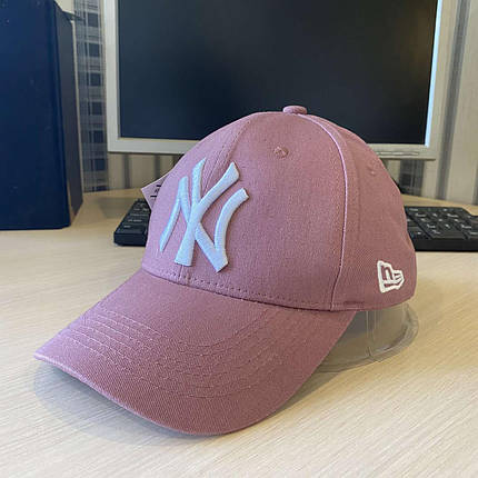 Кепка Бейсболка New York Yankees NY MLB Нью-Йорк Янкіз Лілова (Рожева), фото 1