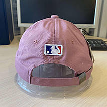 Кепка Бейсболка New York Yankees NY MLB Нью-Йорк Янкіз Лілова (Рожева), фото 5