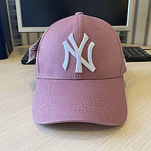 Кепка Бейсболка New York Yankees NY MLB Нью-Йорк Янкіз Лілова (Рожева), фото 3