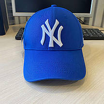 Кепка Бейсболка New York Yankees NY MLB Нью-Йорк Янкіз Блакитна з білим Лого, фото 3