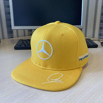 Кепка Snapback Mercedes-Benz Мерседес Жовта, фото 1