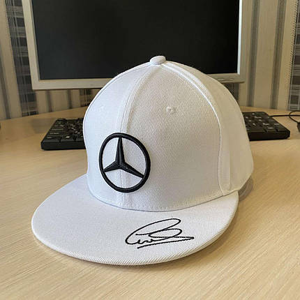 Кепка Snapback Mercedes-Benz Мерседес Біла, фото 1