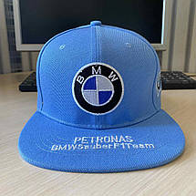 Кепка Snapback BMW блакитна, фото 6