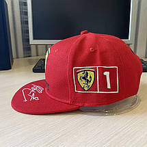 Кепка Snapback Ferrari Феррарі Червона, фото 3