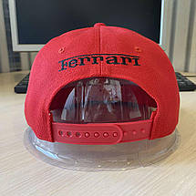 Кепка Snapback Ferrari Феррарі Червона, фото 6