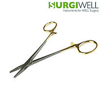 Голкотримач по Mayo-Hegar з твердосплавом, довжиною 14см, насічка 0,5мм ( И-10-24т )