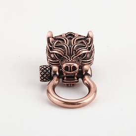 Фастекс для браслетів з паракорду, Кожі, Волки Золотий