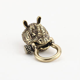 Фастекс для браслетів з паракорду, Кожі, Носоріг Золотий