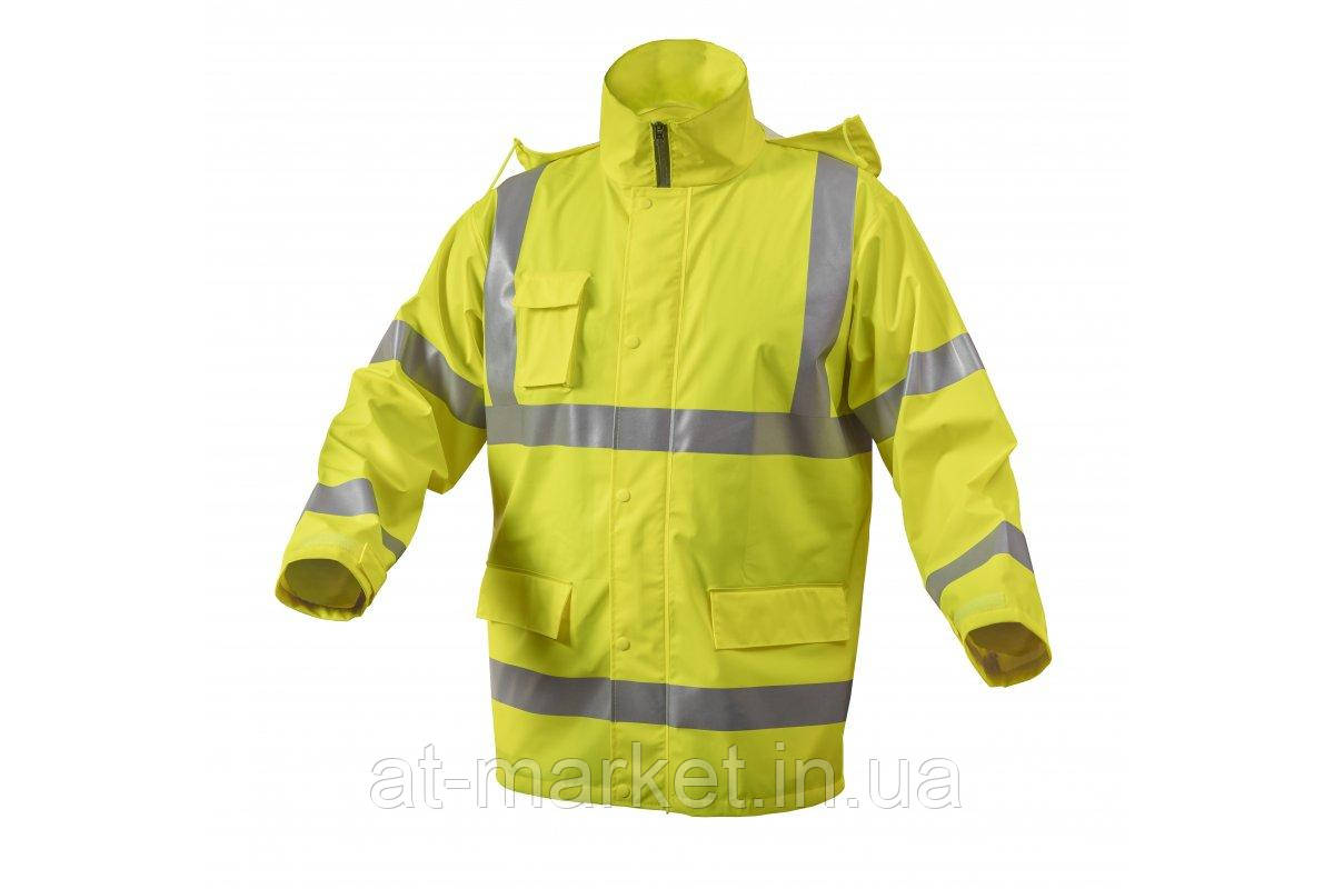 Куртка-дощовик світловідбивна, розмір L(52) (жовта) HT5K263-L