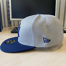 Кепка Snapback New York Yankees NY MLB Нью-Йорк Янкіз Сіра, фото 3