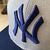 Кепка Snapback New York Yankees NY MLB Нью-Йорк Янкіз Сіра, фото 10