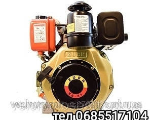 Двигун 178 F на мотоблок Зубр (Zubr) НТ 105 - 6 к. с ручний стартер, фото 1