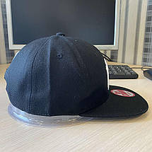 Кепка Snapback New York Yankees NY MLB Нью-Йорк Янкіз Чорна з білим Лого, фото 4