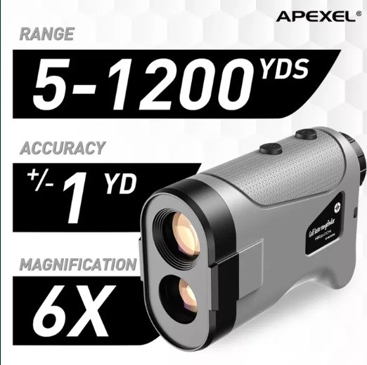 Цифровий лазерний далекомір Apexel APL-LRM 1200, фото 1