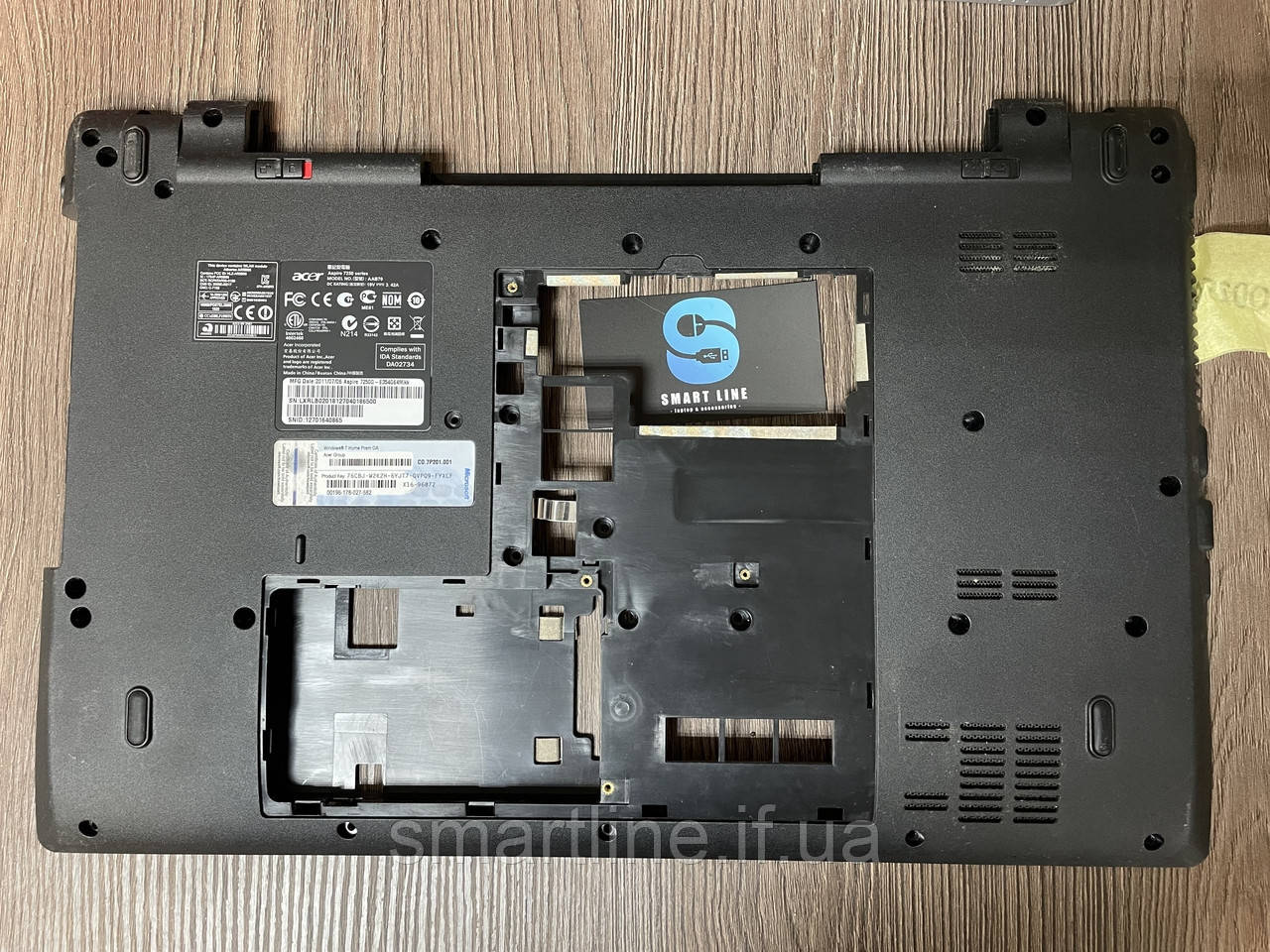 Нижня частина корпусу для ноутбука Acer Aspire 7250G