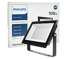 Прожектор 100 Вт PHILIPS 3000K теплий, BVP156 LED75/WW 220-240 100W WB, світлодіодний 67с, вуличний