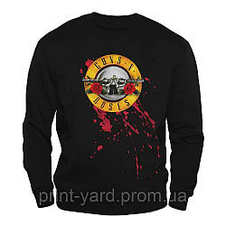 Світшот чорний LOYS music Guns n'roses print