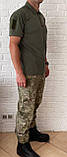 Тактична військова форма ( футболка поло + тактичні штани ) Відмінна якість, фото 2