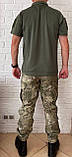 Тактична військова форма ( футболка поло + тактичні штани ) Відмінна якість, фото 4