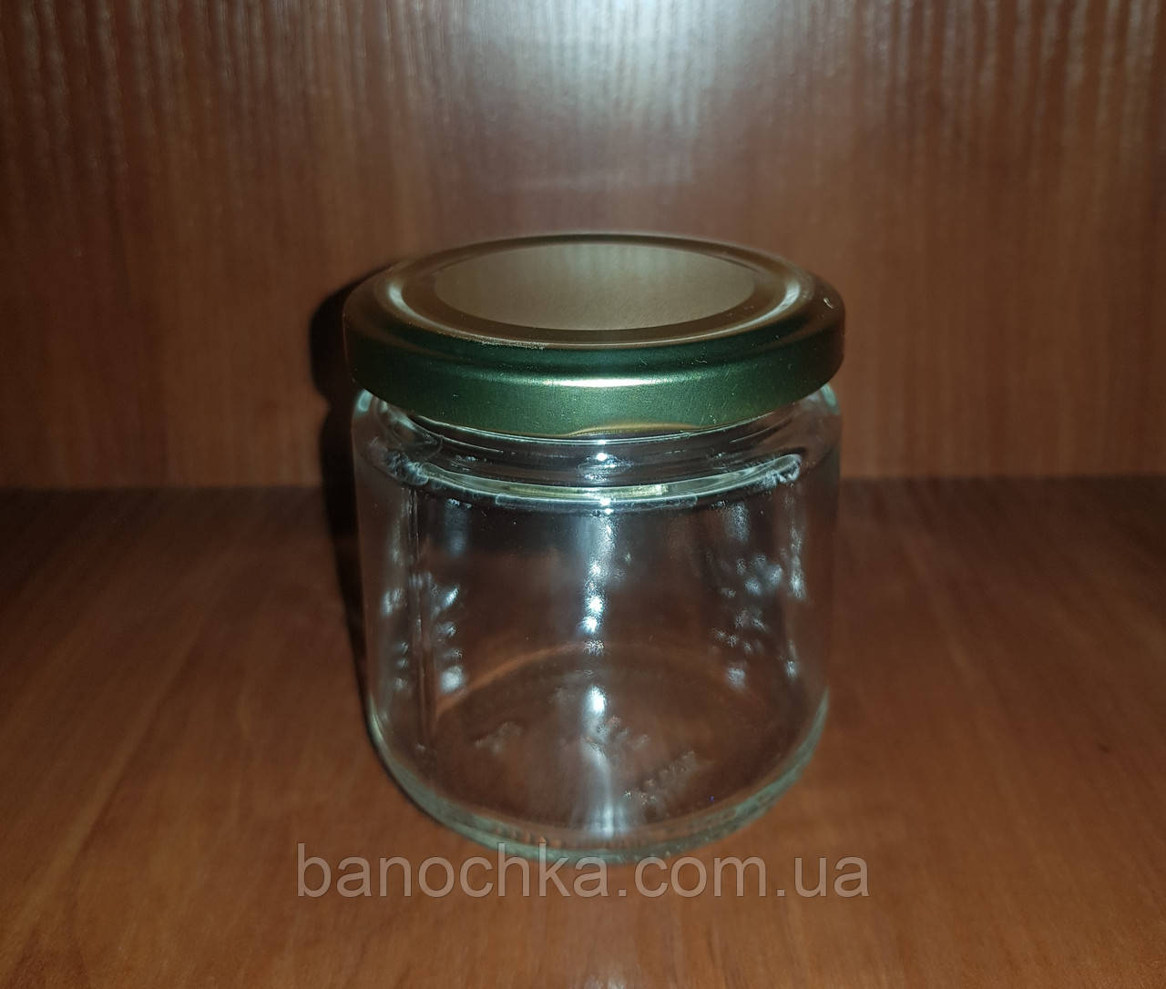 Купить Банка стеклянная 200 мл с крышкой золото ТО 66 (24 штуки в ...