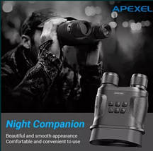 Цифровий прилад нічного бачення Apexel APL-NV001+ 400 м, фото 3