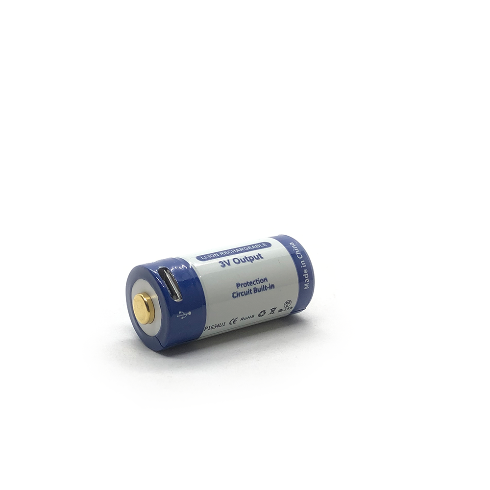 Акумулятор KeepPower RCR123A (16370!) 860mAh (3v!) c microUSB